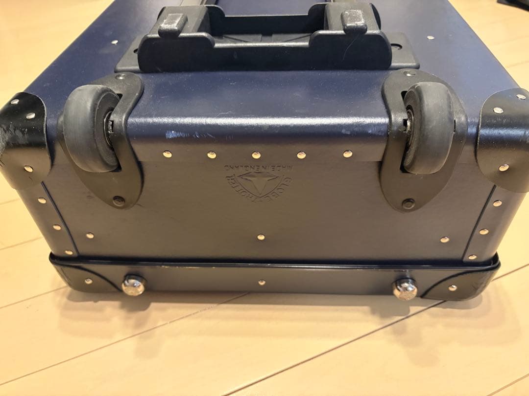 GLOBE TROTTER グローブトロッター スーツケース ネイビー 二輪