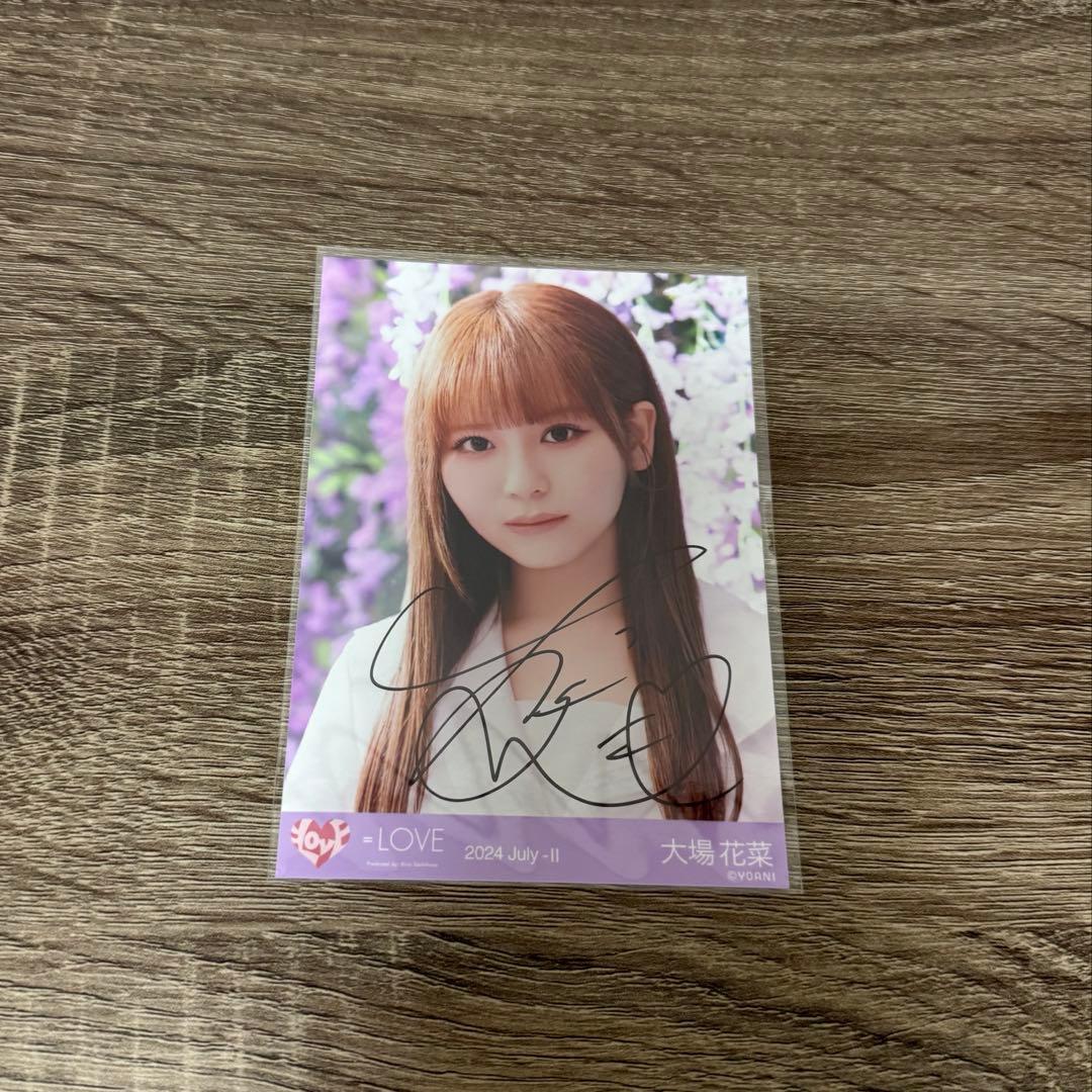 大場花菜大場花菜/=LOVE/イコラブ/生写真/コンプ/直筆/冬全ツ866 商品