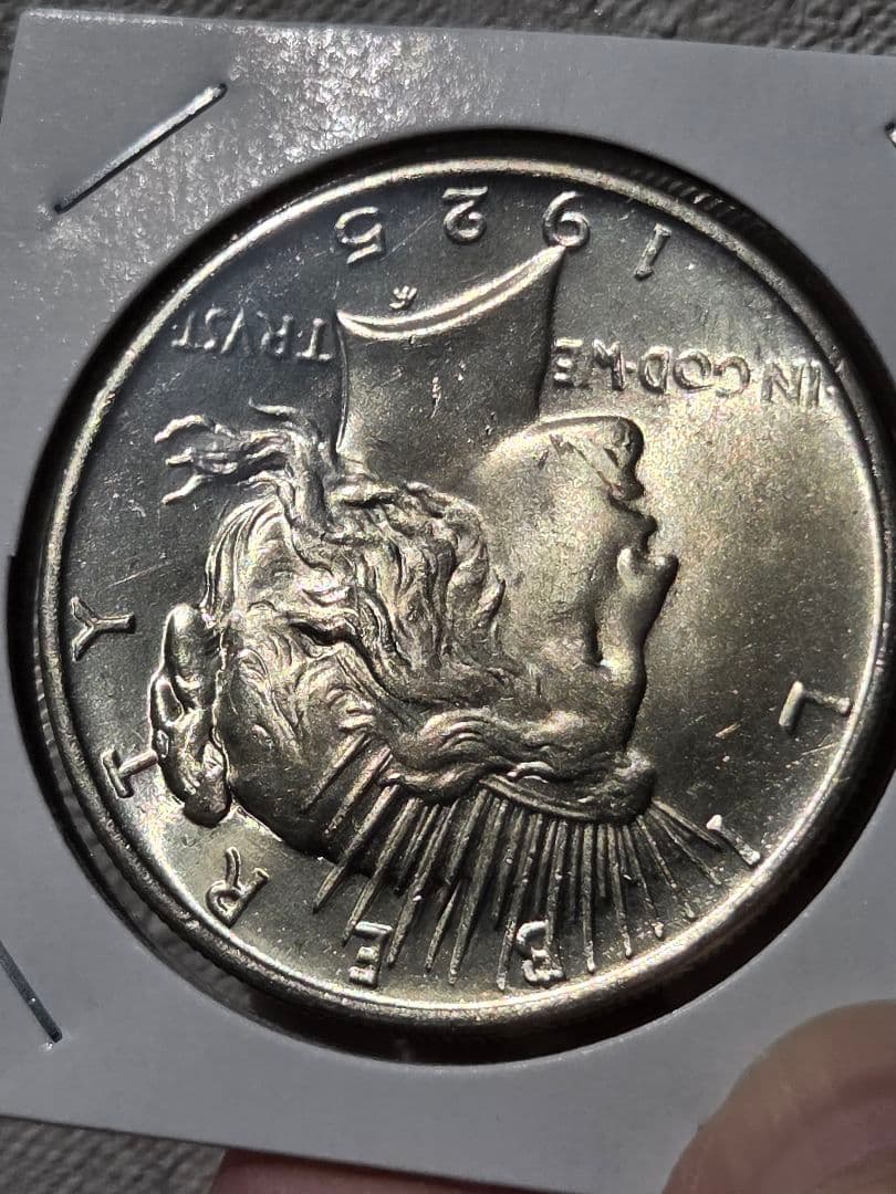 アメリカ合衆国　ピースダラー(1ドル)銀貨　1925