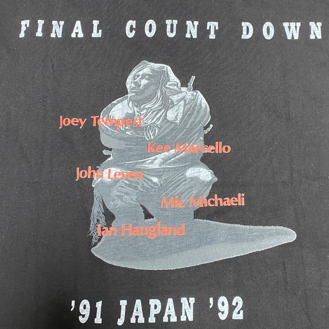 EUROPE ´91-´92ジャパンツアーTシャツ 90年代ヴィンテージ