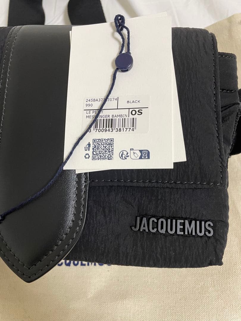 最終値下げ! jacquemus ジャックムス メッセンジャー バッグ　ブラック