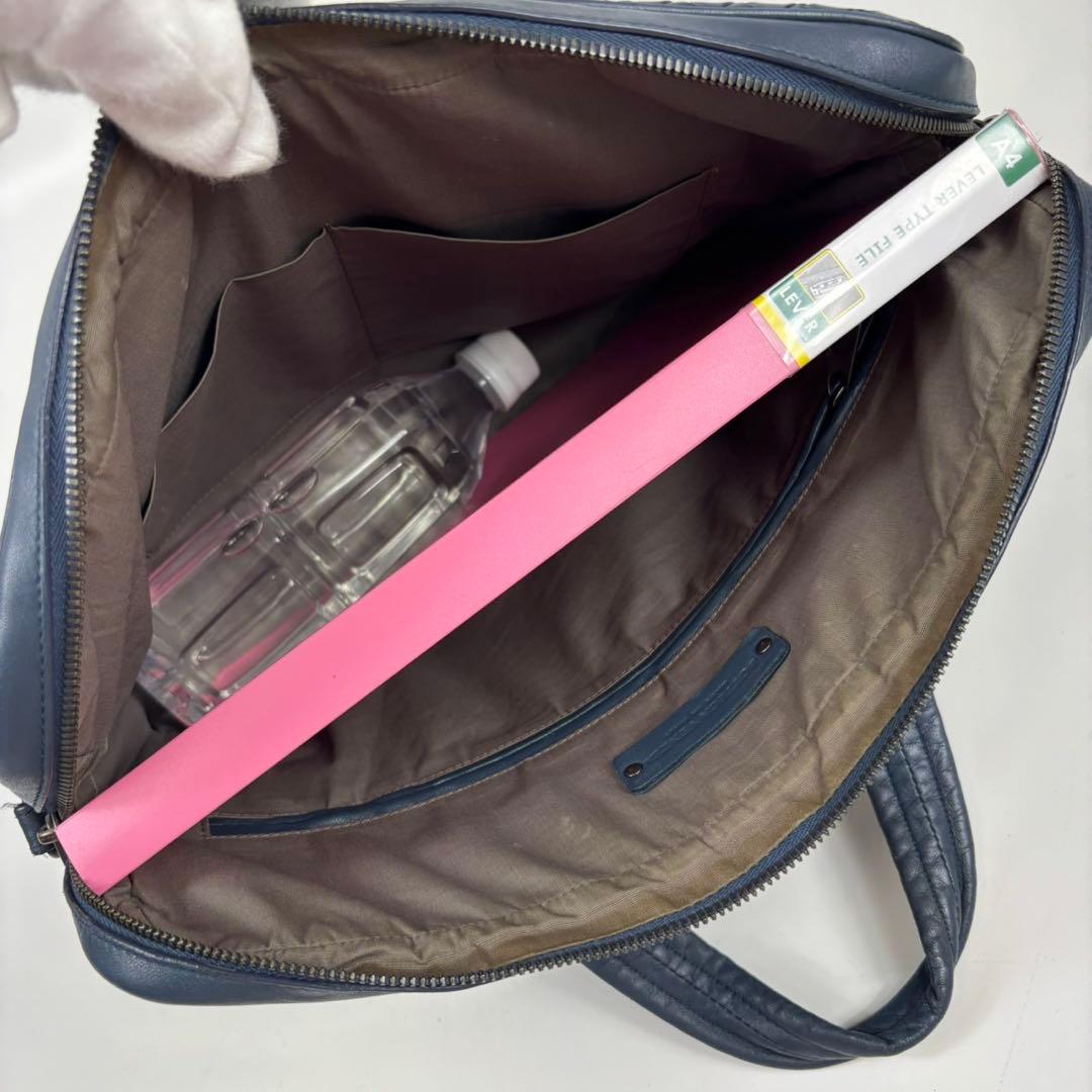 【極上】ボッテガ ビジネスバッグ 2way イントレチャート 希少モデル A4可