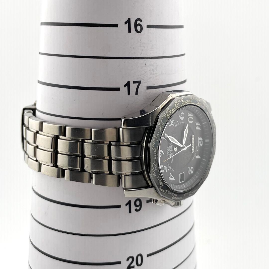 セイコー　ラジオウェーブコントロール　電波ソーラー　腕時計　動作未確認