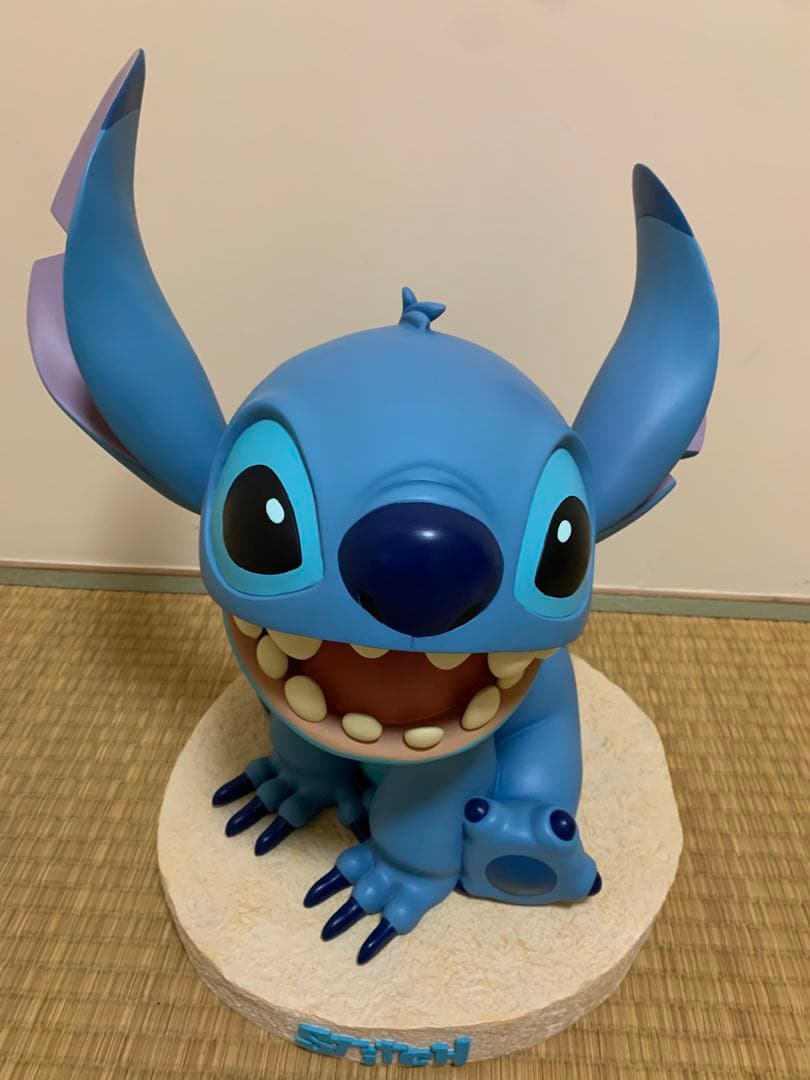 美品 スティッチ 等身大 ビッグフィギュア 当時物