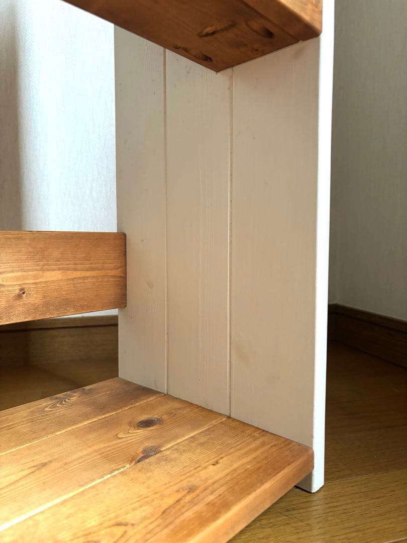 木製 本棚 絵本 絵本棚 ホワイト ブックシェルフ ナチュラル 子供部屋