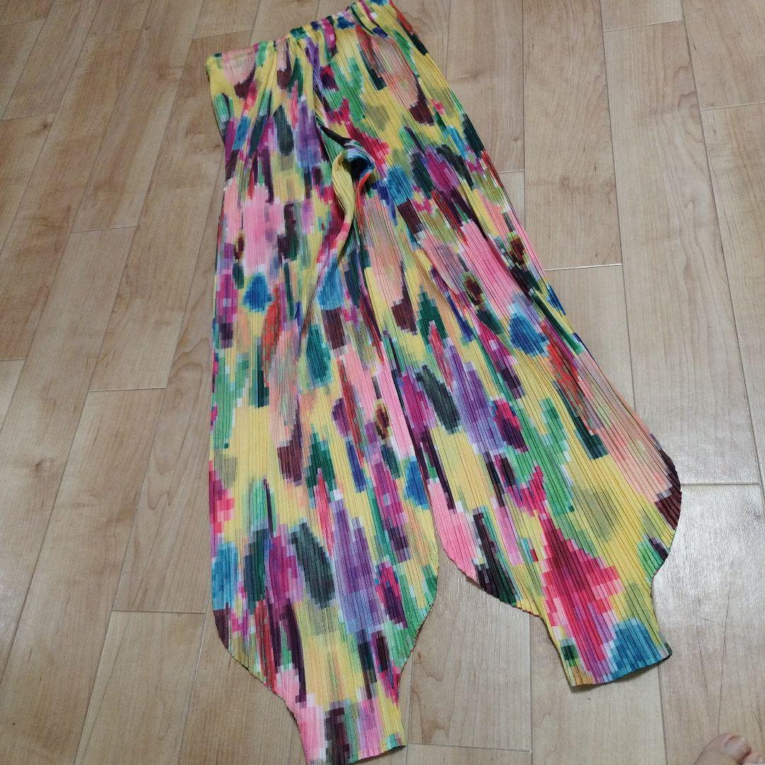 29 ISSEY MIYAKE プリーツプリーズ イッセイミヤケ パンツ2 変型