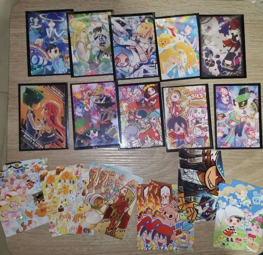 ポプカ レアカード36種　ノーマルカード100枚程度