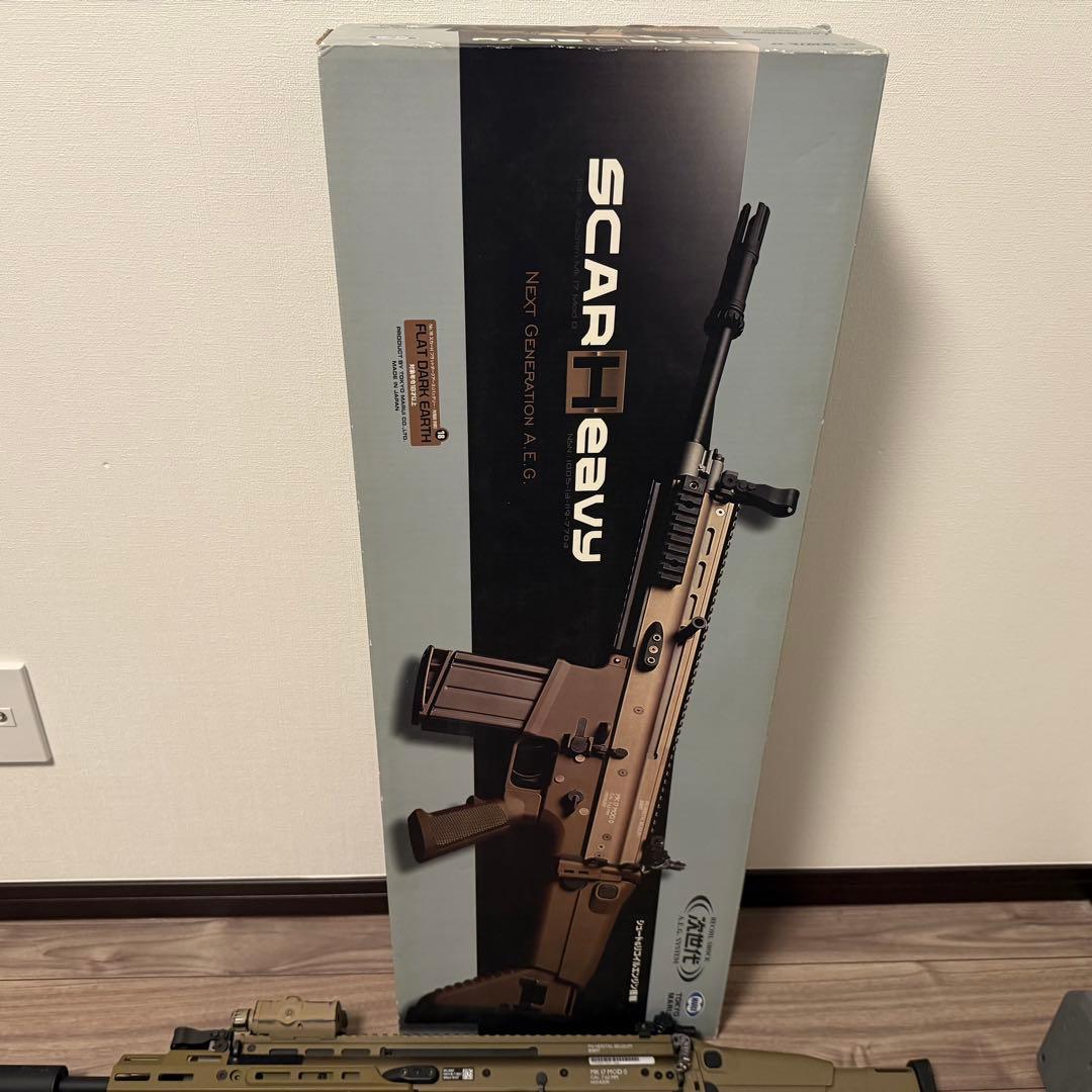 次世代scar パーツ付き 【初心者】東京マルイ 次世代SCAR-H FDE 付属品