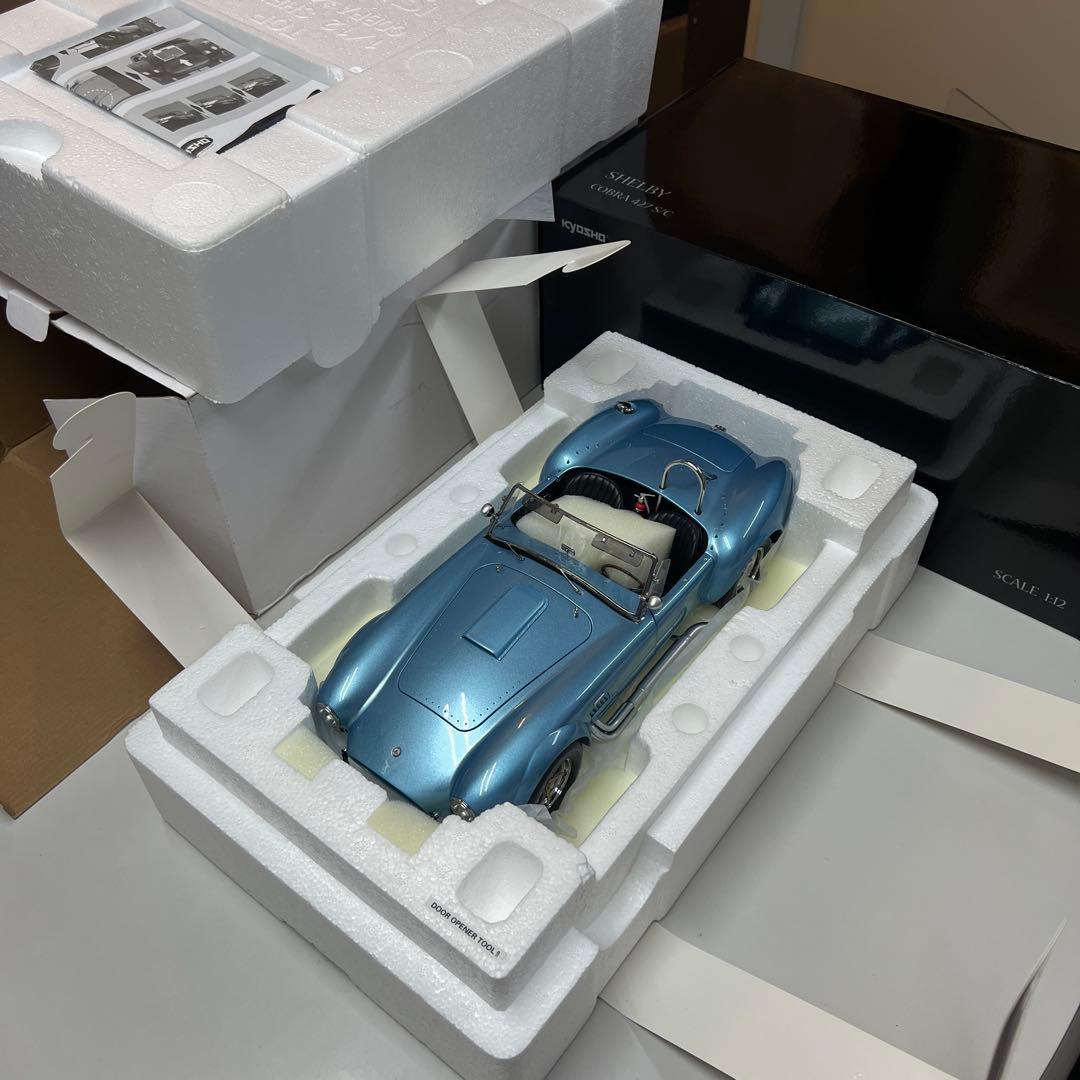 京商　シェルビー コブラ　427 S/C Viking Blue 1/12