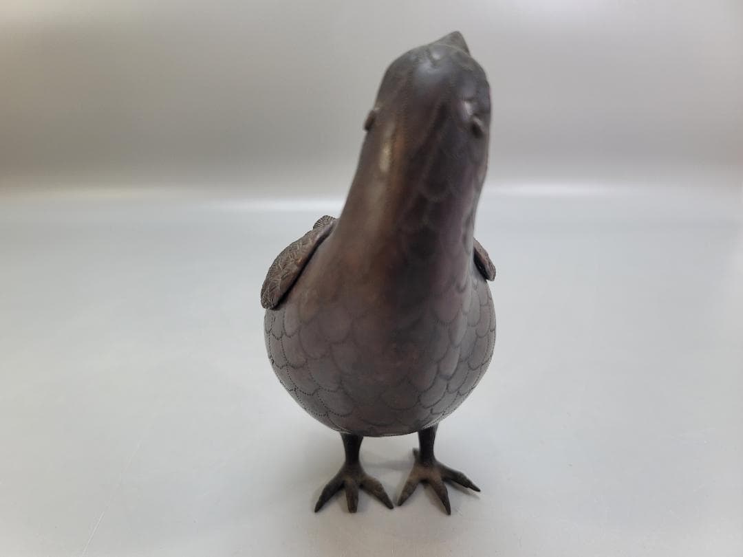 古銅 鶉 時代 香炉 DT511