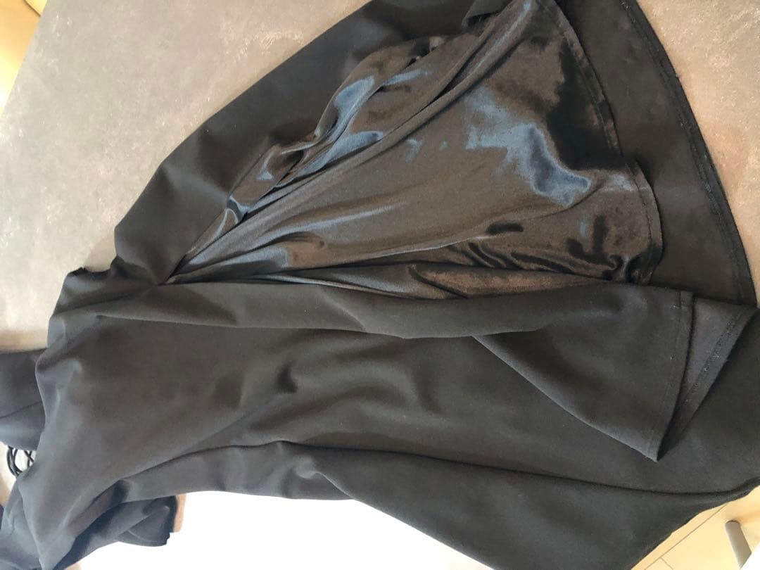 ブラックレースアップマーメイドドレス　ジャンマクレーン　ブラック