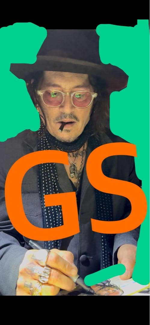 東京コミコン ジョニーデップ 直筆サイン入り写真 ① パイレーツオブカリビアン