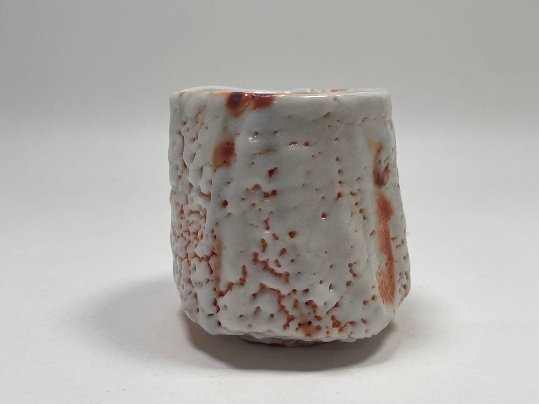 【和食器】 林正太郎　『絵志野湯呑』 共箱　酒器、酒盃