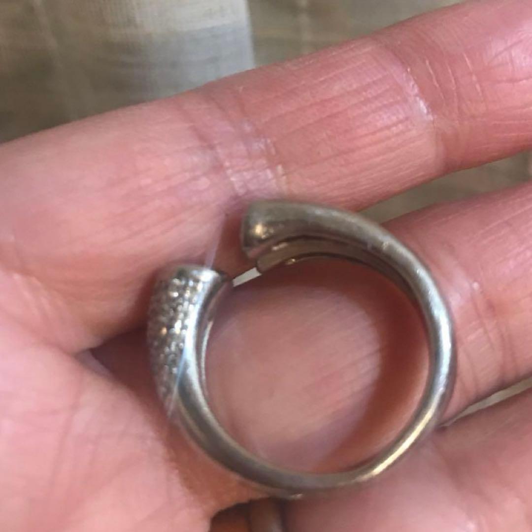 プラチナダイヤモンドリング　13.5号