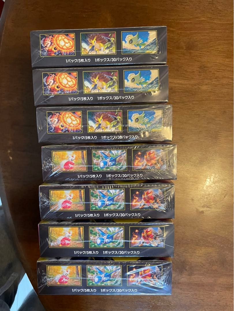 ポケモンカード メガブレイブ３ •メガシンフォニア 4未開封シュリンク付き