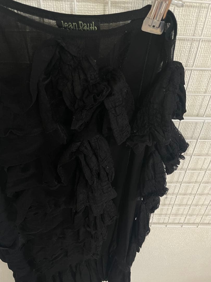 Jean Paul GAULTIER FEMME フリル スカート ブラック