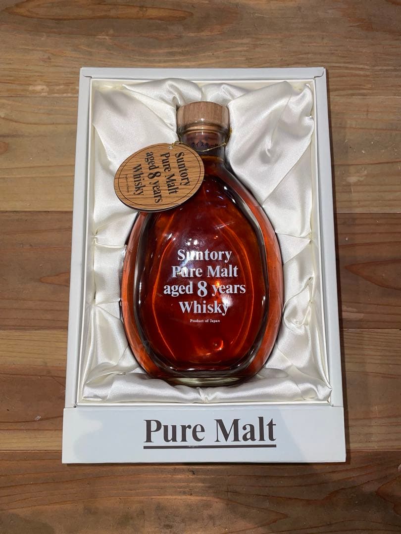 サントリー ピュアモルト 8年 古酒 未開封古酒 希少山崎 8年 ピュア モルト 特級表記 720ML/ 43% 1円