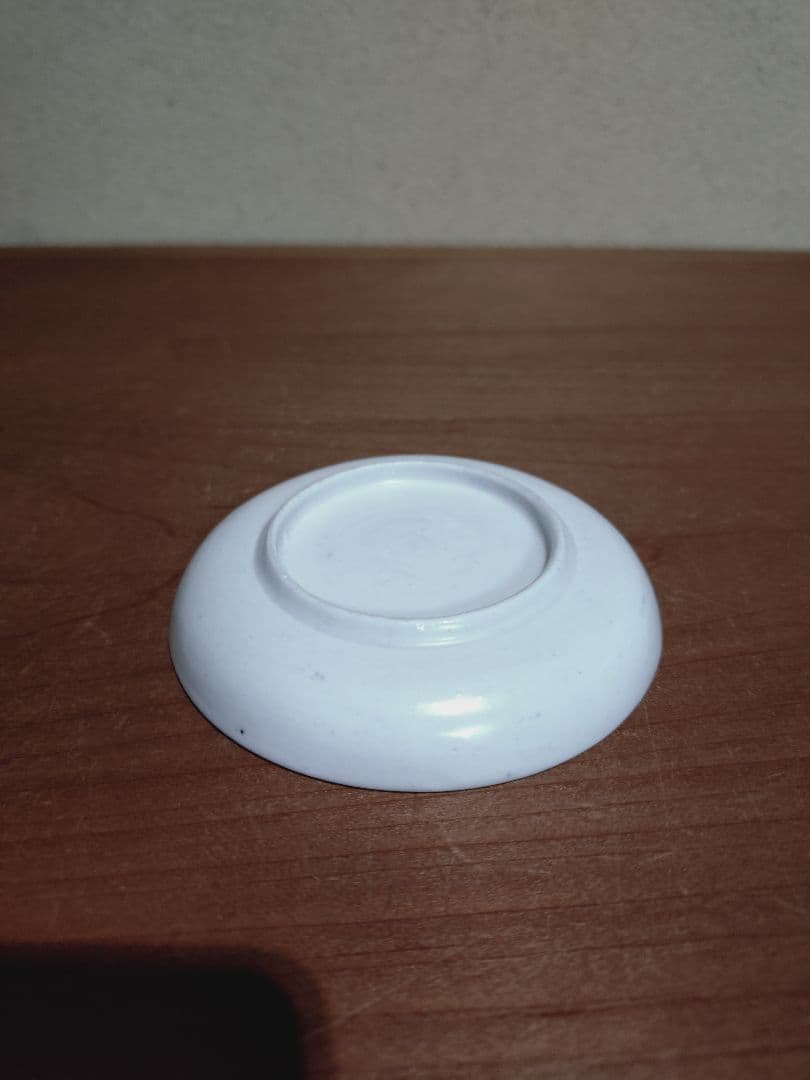 古伊万里 染付 青海波 帆船紋 豆皿 手塩皿