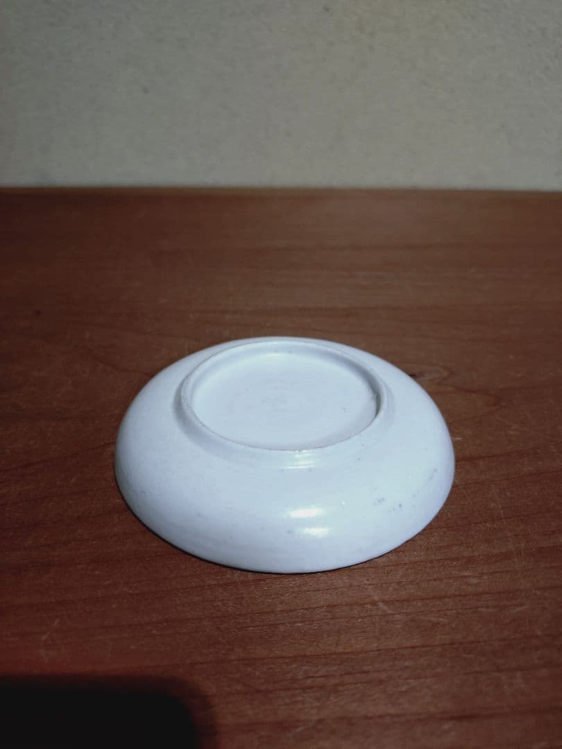 古伊万里 染付 青海波 帆船紋 豆皿 手塩皿