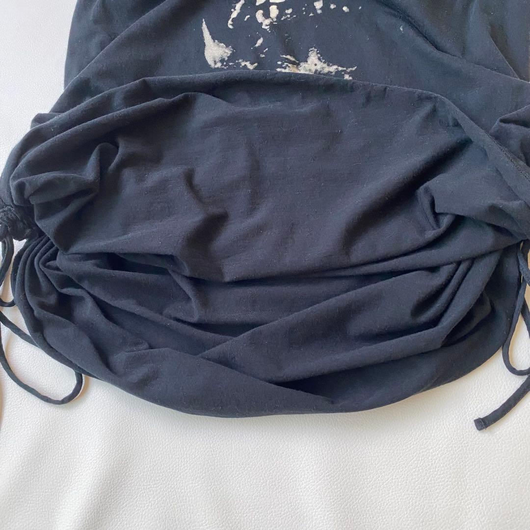 ヒステリックグラマー　スカルベリー　タンクトップ　ストロベリー　スカル　絞り紐