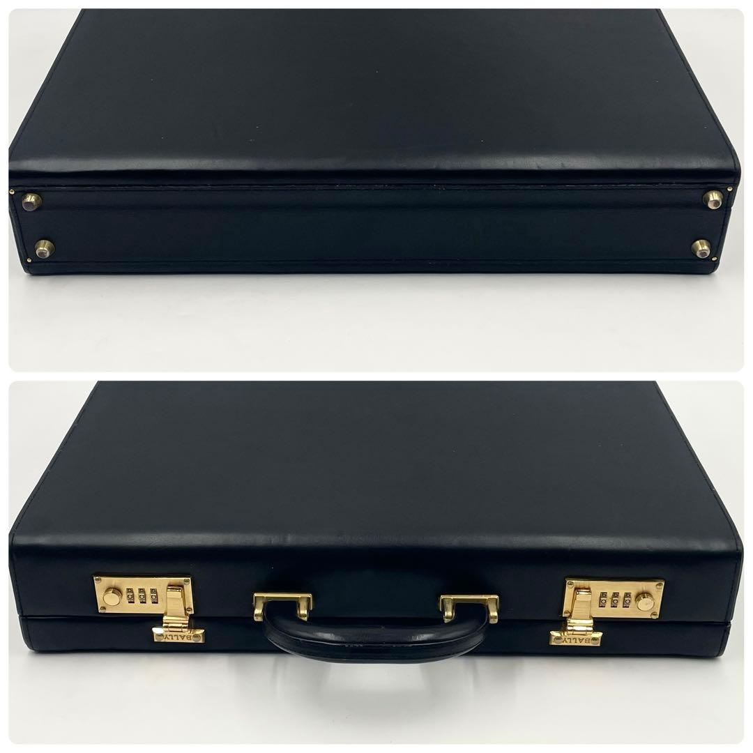 【極美品】BALLYバリーアタッシュケース ビジネスバッグ パイロットケース 黒