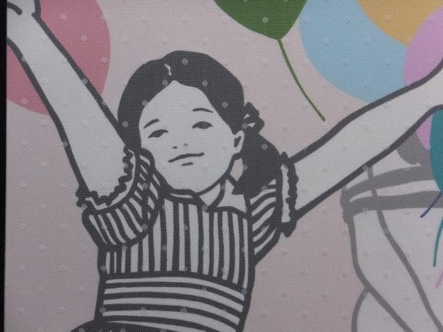 ヤン・ヒ 直筆サイン『Private Party』アクリル絵具 0718I