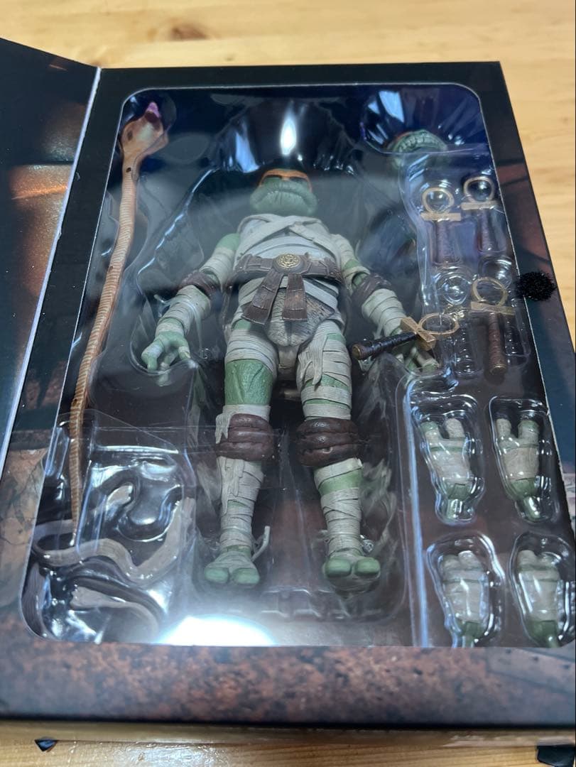 【新品未使用】NECA ミュータント・タートルズ マミー　ミケランジェロ