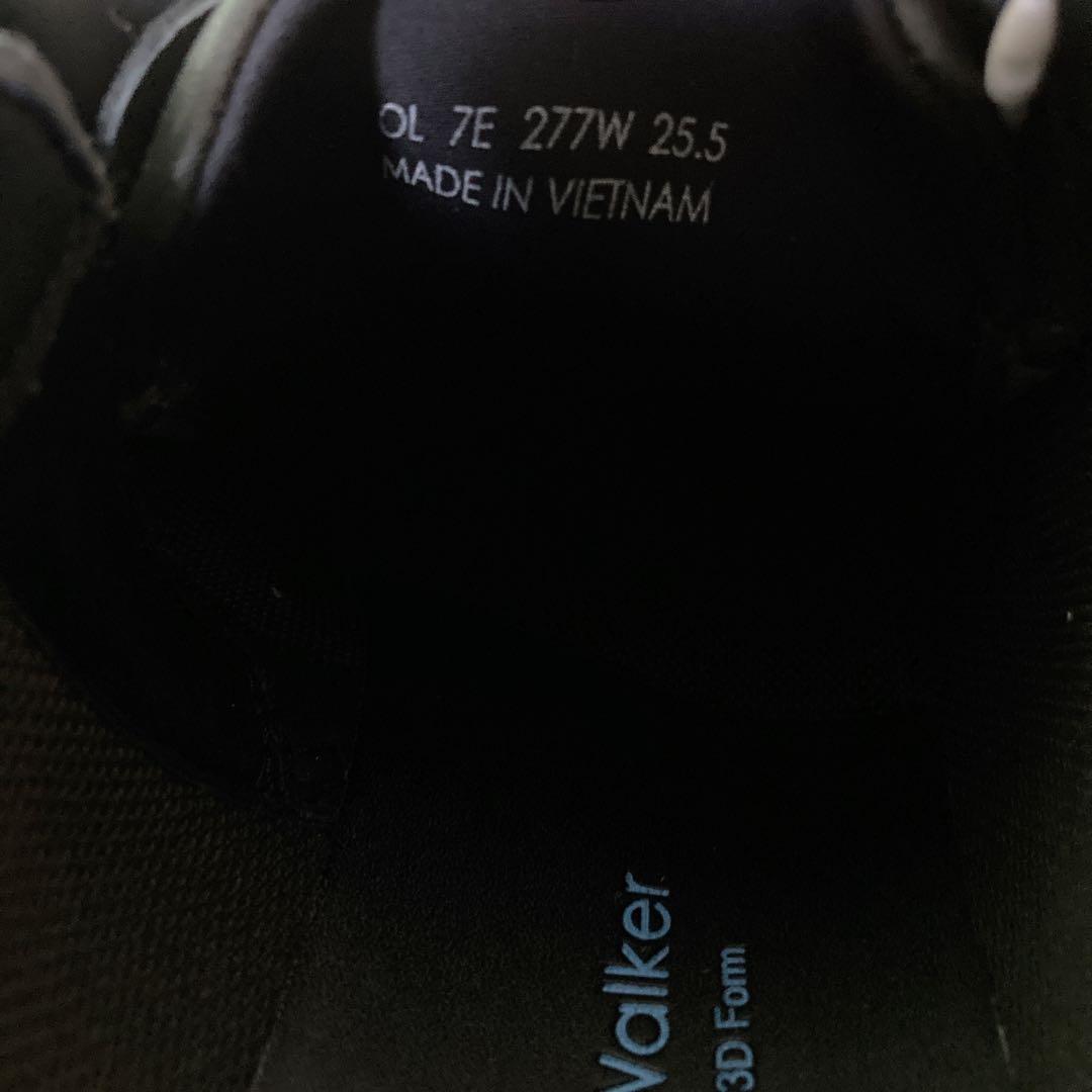 新品タグ REGAL リーガルウォーカー 革靴 モカシン 軽量 黒 25.5