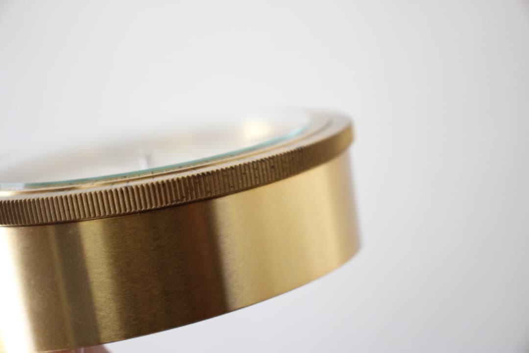 スイス製 ティファニー ワールドクロック 卓上時計 クオーツ