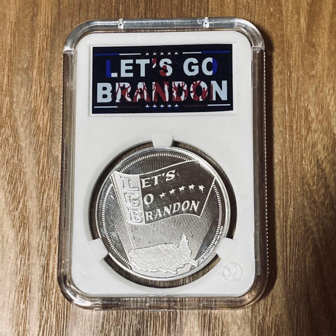 トランプ大統領　1オンス　スラブ入り銀貨　ノーマスク トランプ大統領1オンススラブ入り銀貨ノーマスク