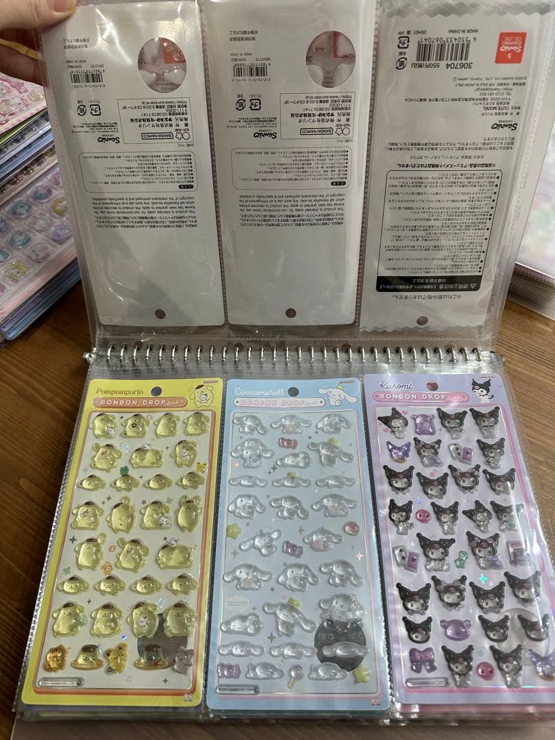 最終お値下げ！早い者勝ち！ボンボンドロップシール　シールまとめ売り！126点！