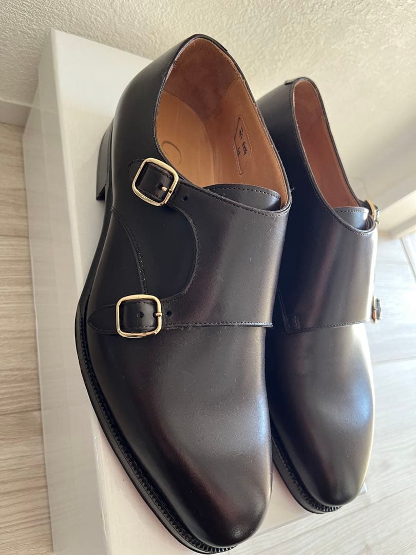 【新品】F.LLI Giacometti FG603 GRIGIA ダブルモンク