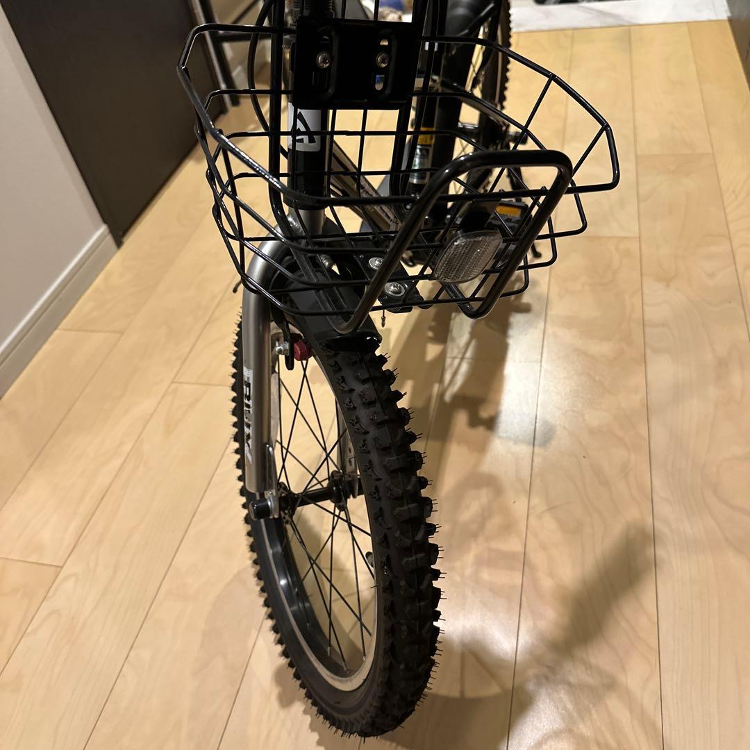 ☆引き取り限定☆世田谷区西部です。18インチ自転車 デューリー 青黒 美品