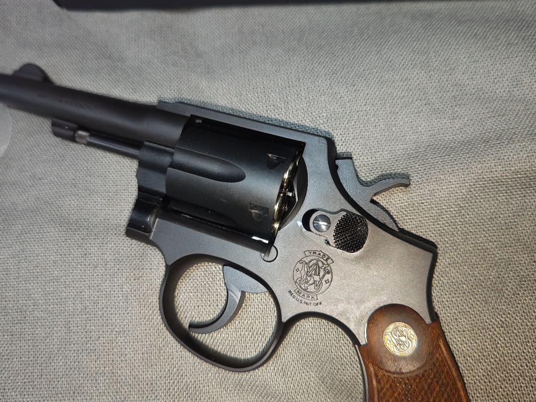 タナカ ガスリボルバー M10 ヘビーウェイトHW Ver.3　木製グリップ付き