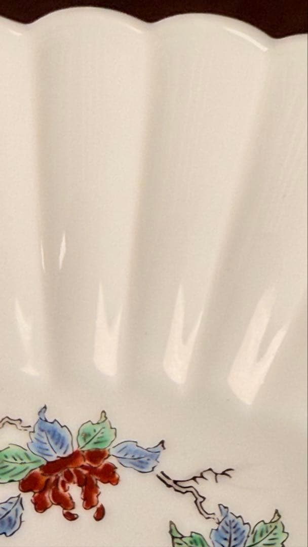 大正～昭和初期　十二代　酒井田柿右衛門　牡丹鳳凰画　揃物　渦福　共箱　合資会社