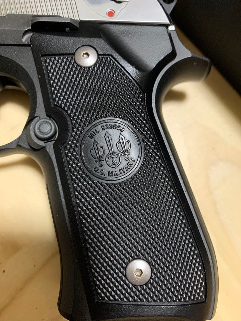 東京マルイ　U.SＭ９ピストル　ガスブローバックハーフシルバー