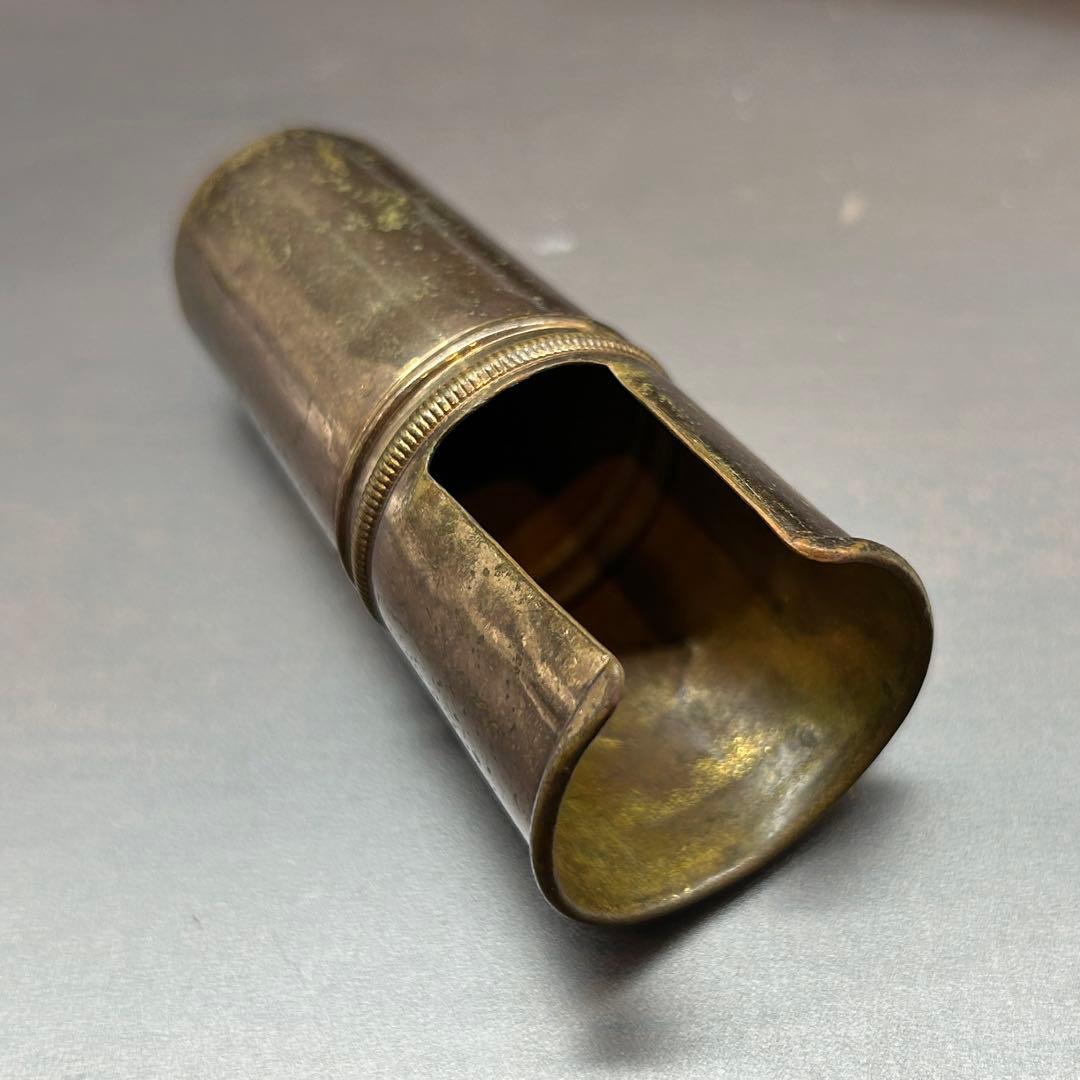 SELMER アルトサックス用ビンテージリガチャー・キャップ 中古品