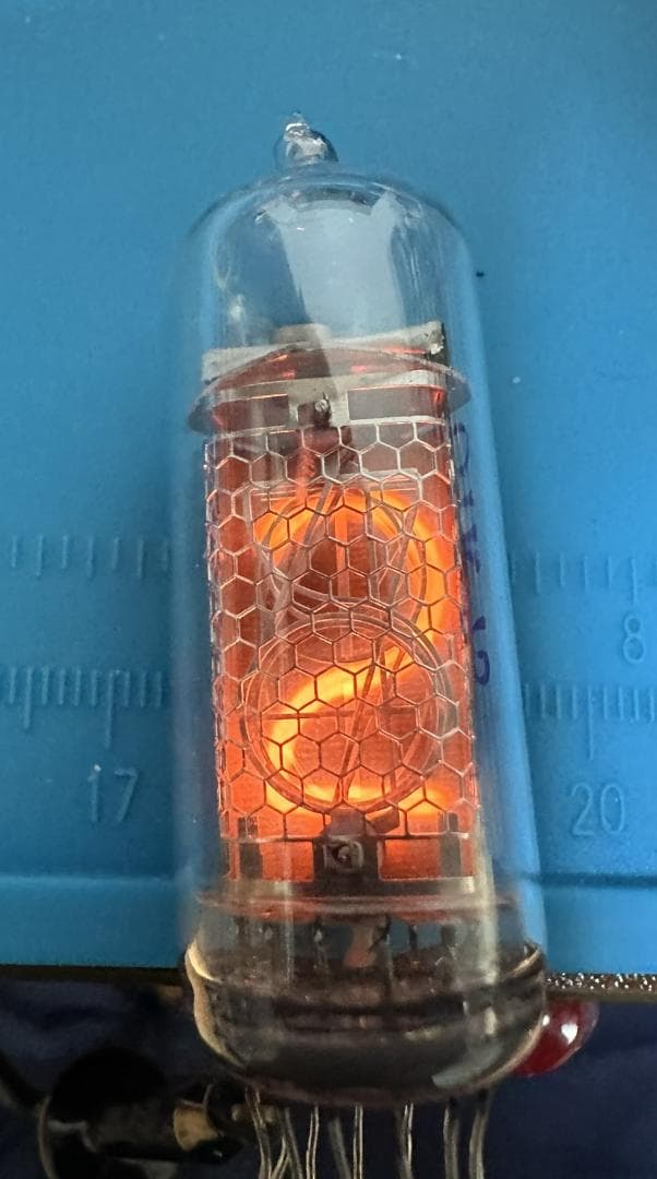 【点灯確認済】ニキシー管 IN-14 新古品 6本 全数字、コンマ、全管点灯確認