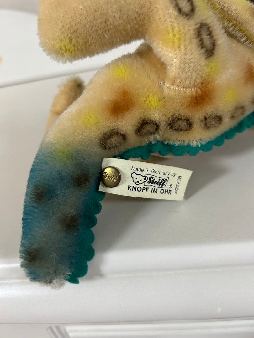 【希少・美品】シュタイフ モヘア ティラノサウルス Tyros 1959 復刻版