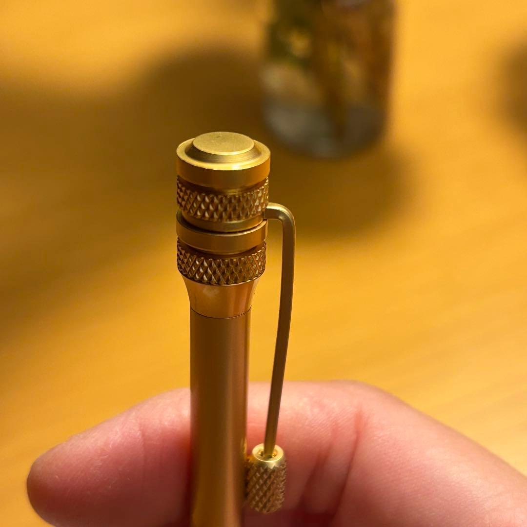 GLOBE-TROTTER グローブトロッター ゴールド ボールペン 真鍮