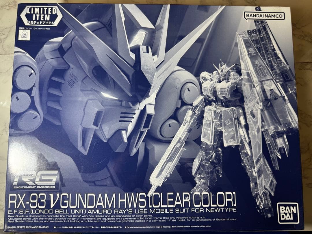 RG 1/144 νガンダム HWS クリアカラー イベント限定品 RG 1/144 νガンダム