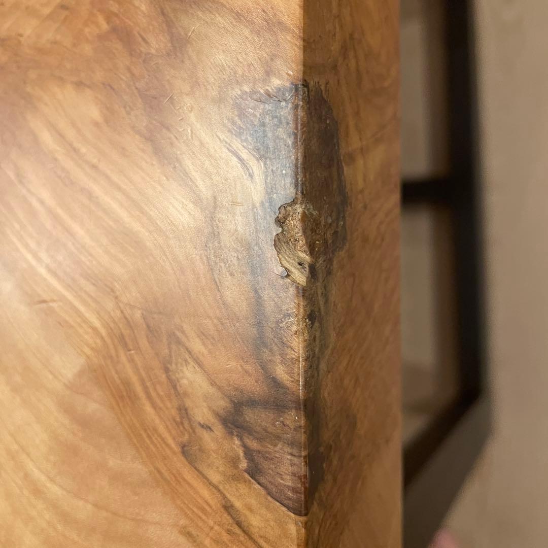 無垢材 一枚板　ダイニングテーブル　70〜75cm ×137cm ×高さ70cm