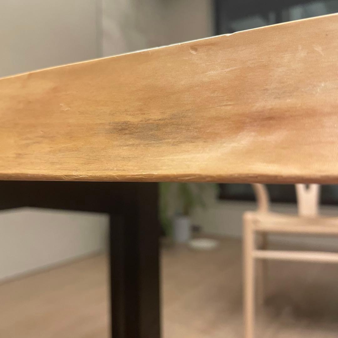 無垢材 一枚板　ダイニングテーブル　70〜75cm ×137cm ×高さ70cm