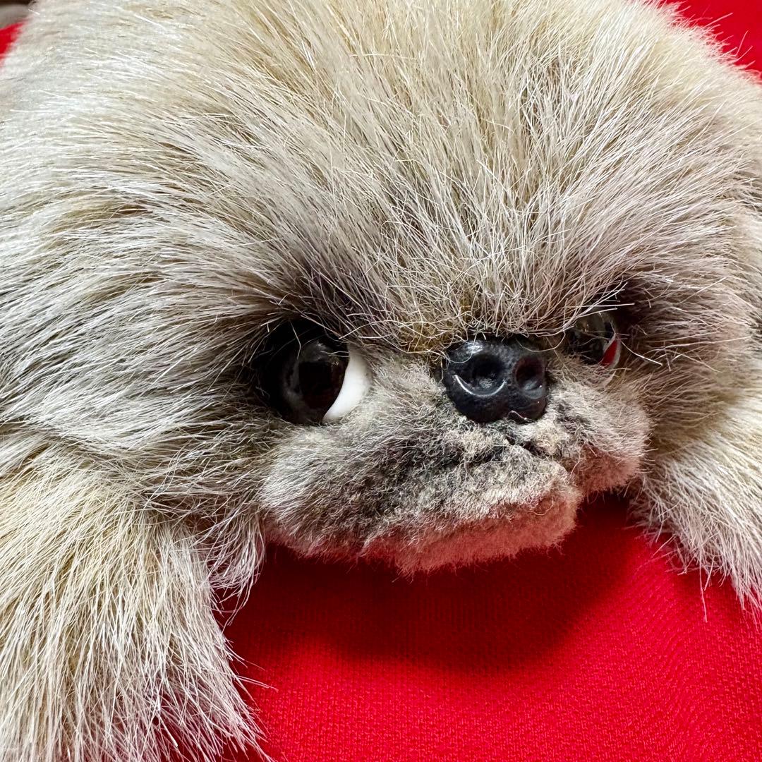 【昭和レトロ】リーベ♦︎ワンちゃんぬいぐるみ♦︎ペキニーズ♦︎狆♦︎レア♦︎日本製♦︎当時物