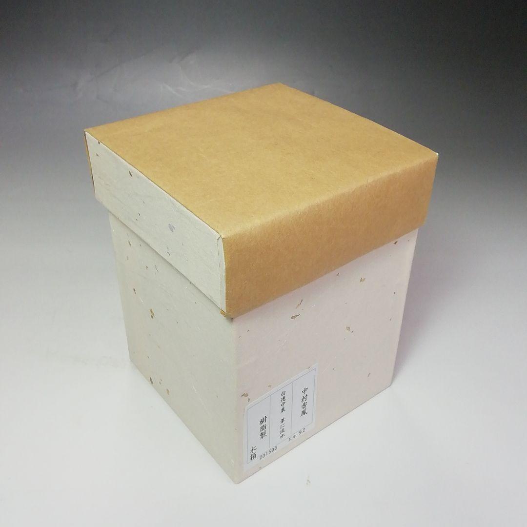 S626 棗 『白透中棗 葦に流水』『樹脂製』『中村口香鳳作』 共箱