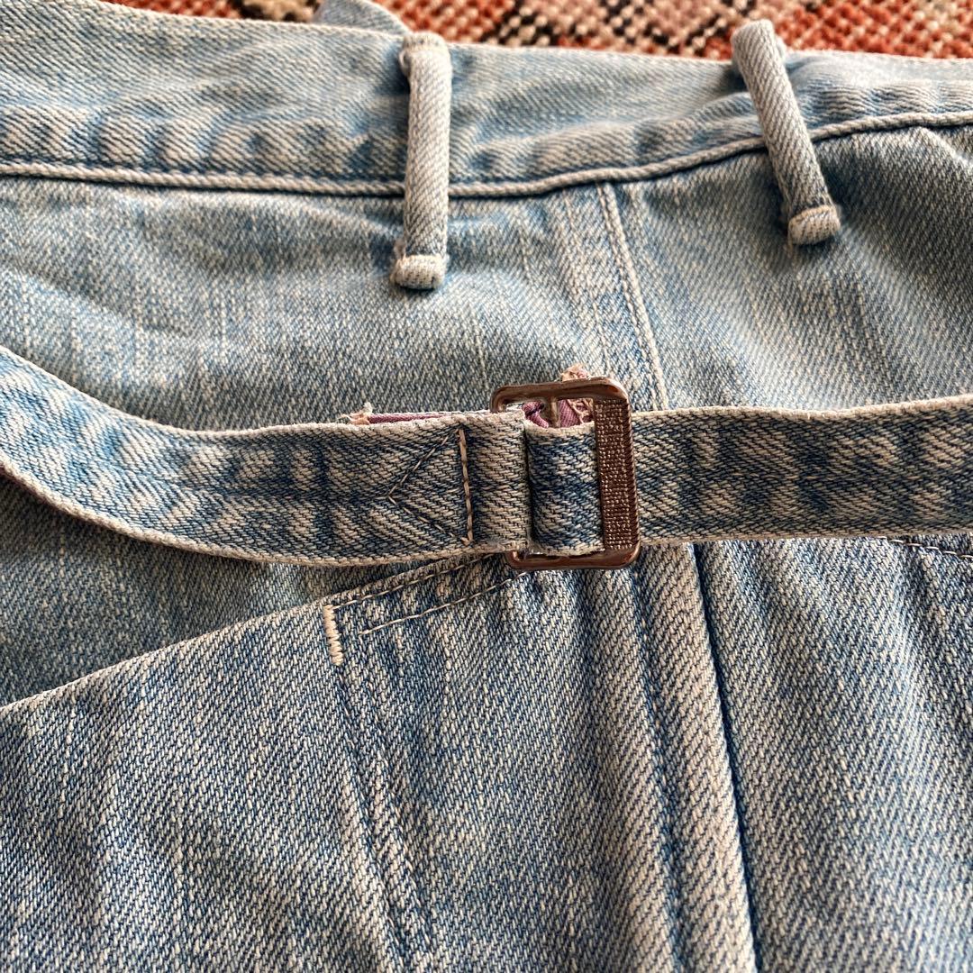 KAPTAL キャピタル　デニムパンツ　キュロット　ワイドパンツ