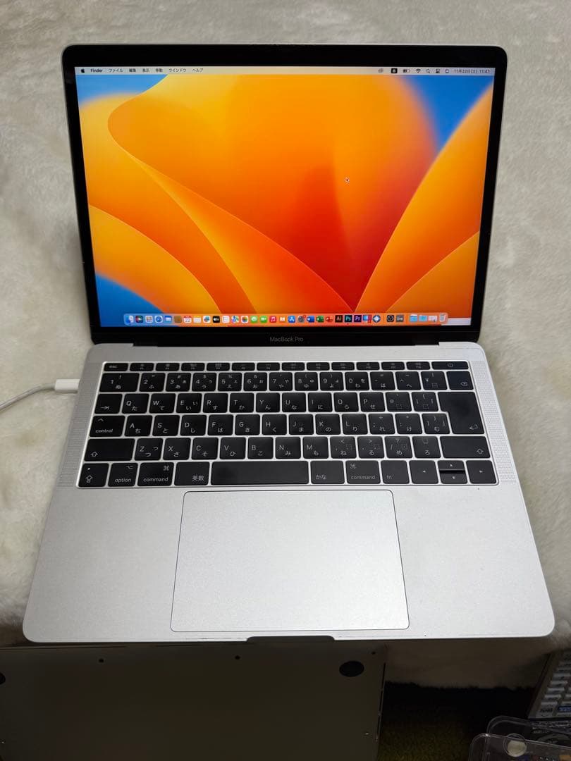 MacBookPro 2017 16GB 256GB シルバー 訳あり : Apple Mid 2017