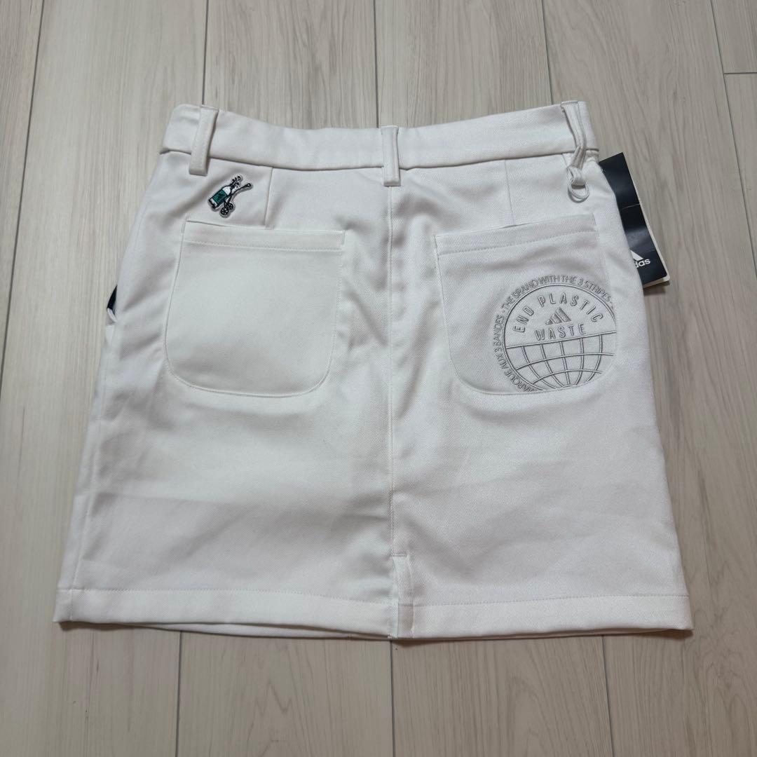 新品 アディダス ゴルフ セットアップ タイトスカート ジャカードネック S