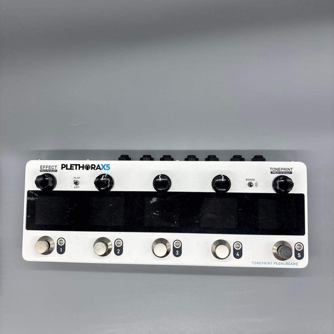 TC Electronic PLETHORA X5 （箱あり、美品） 発売前から大反響のマルチエフェクター「TC ELECTRONIC / PLETHORA X5