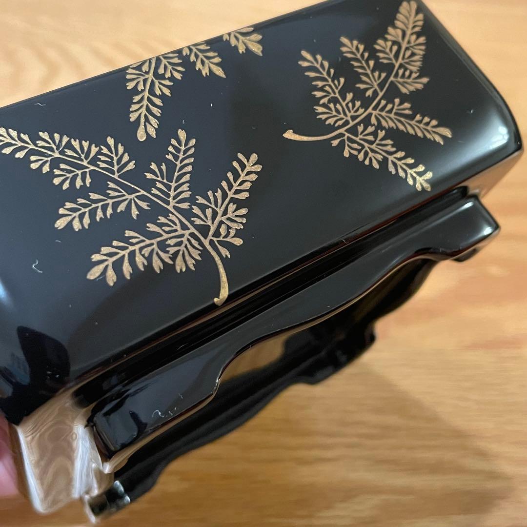 【未使用】祖雅堂 会津白木屋漆器店謹製•2段小重 12×12 •正月•和モダン